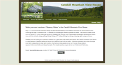 Desktop Screenshot of catskillmountainviewhouse.com